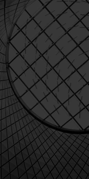 Circular architectural grille detail