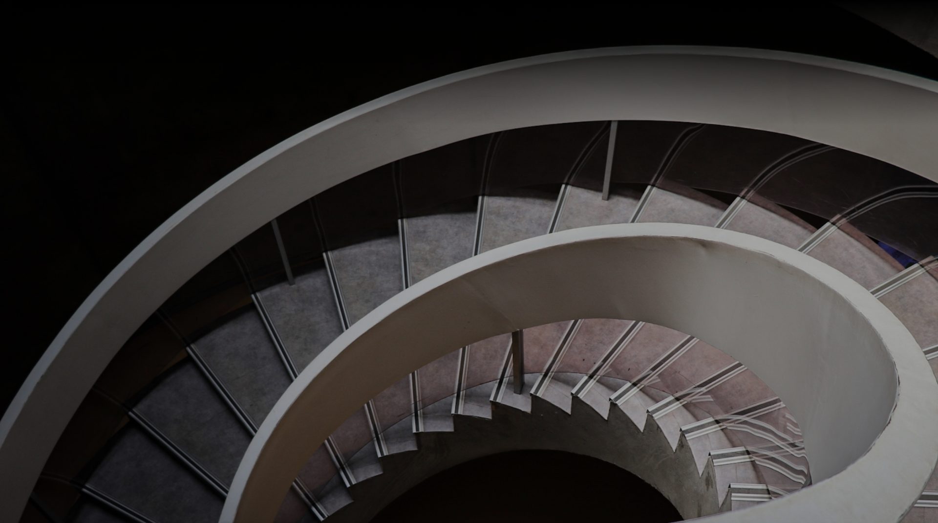 Spiral staircase inside a D Y Patil Group institution